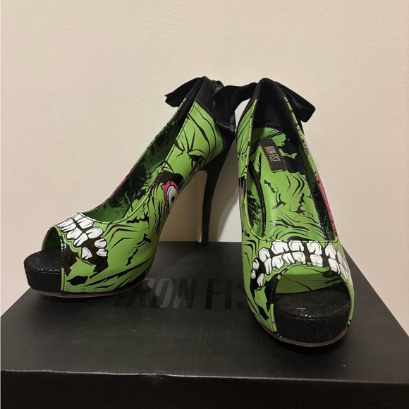 Iron Fist Zombie Stompers Platform Heels - Picture 2 of 7